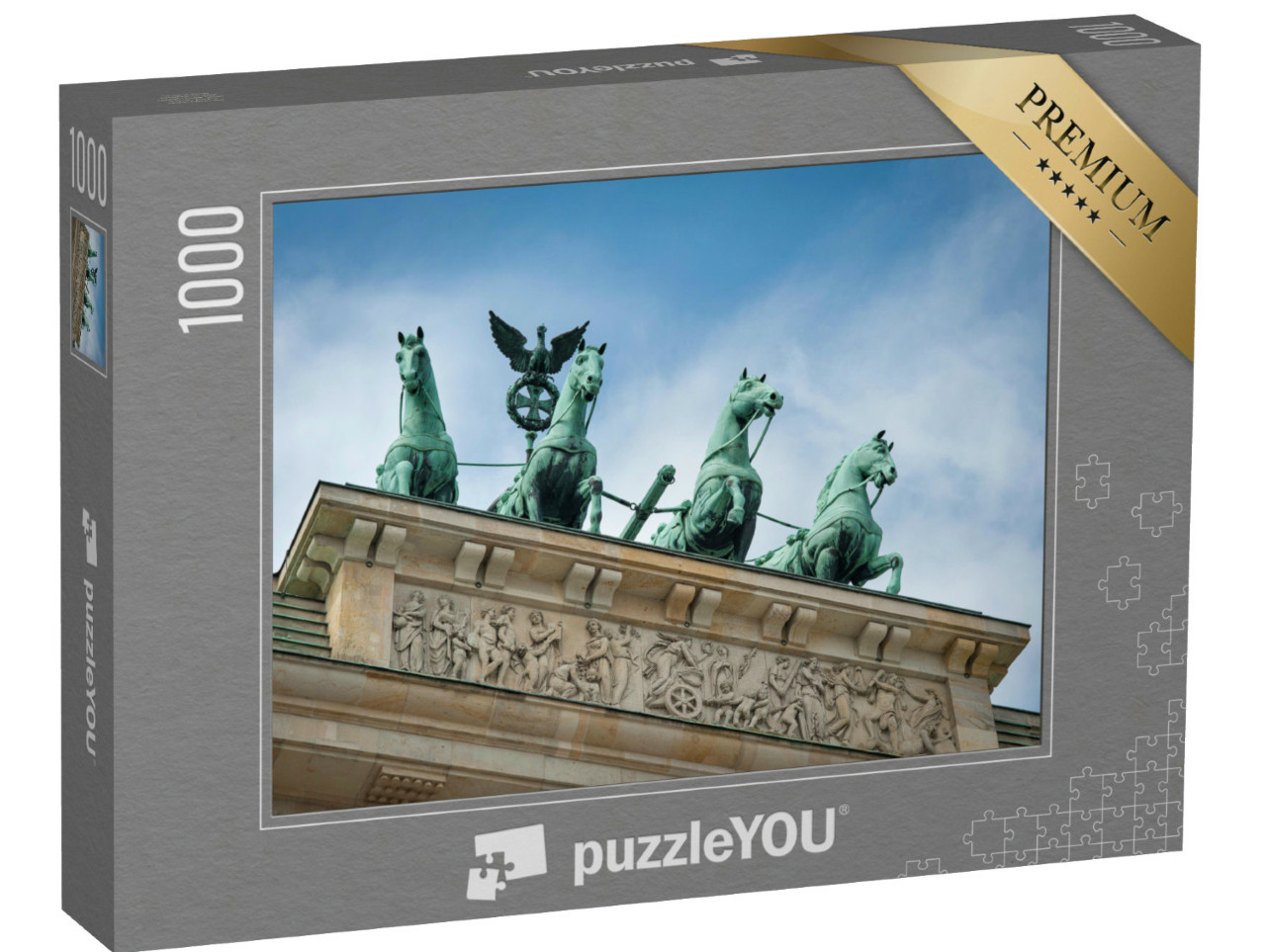 Puzzel 1000 stukjes „Close-up van de Brandenburger Tor, Berlijn“