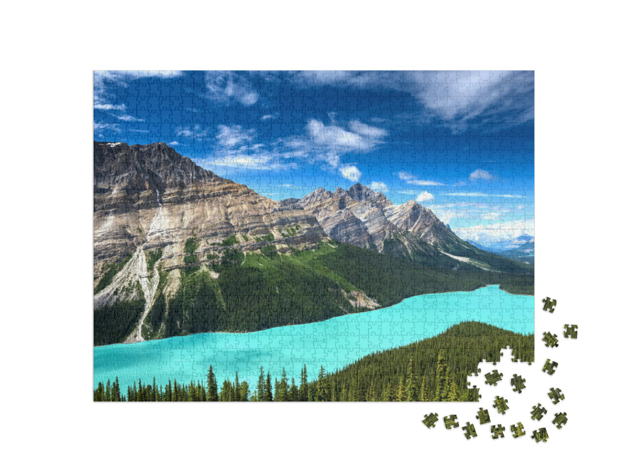 Puzzel 1000 stukjes „Adembenemend Peyto Lake in Banff National Park, Canada“