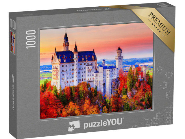 Puzzel 1000 stukjes „Neuschwanstein, het sprookjeskasteel van koning Ludwig II.“