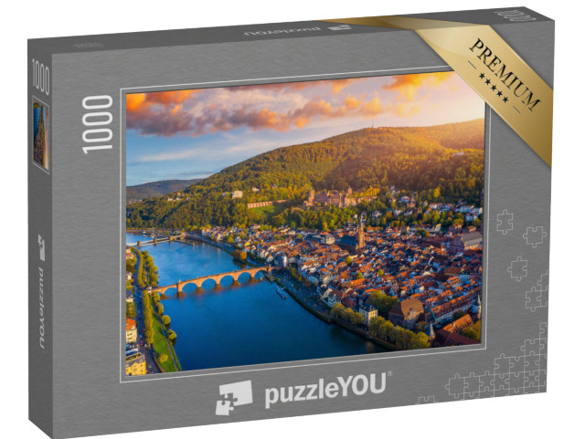 Puzzel 1000 stukjes „Heidelberg aan de Neckar“