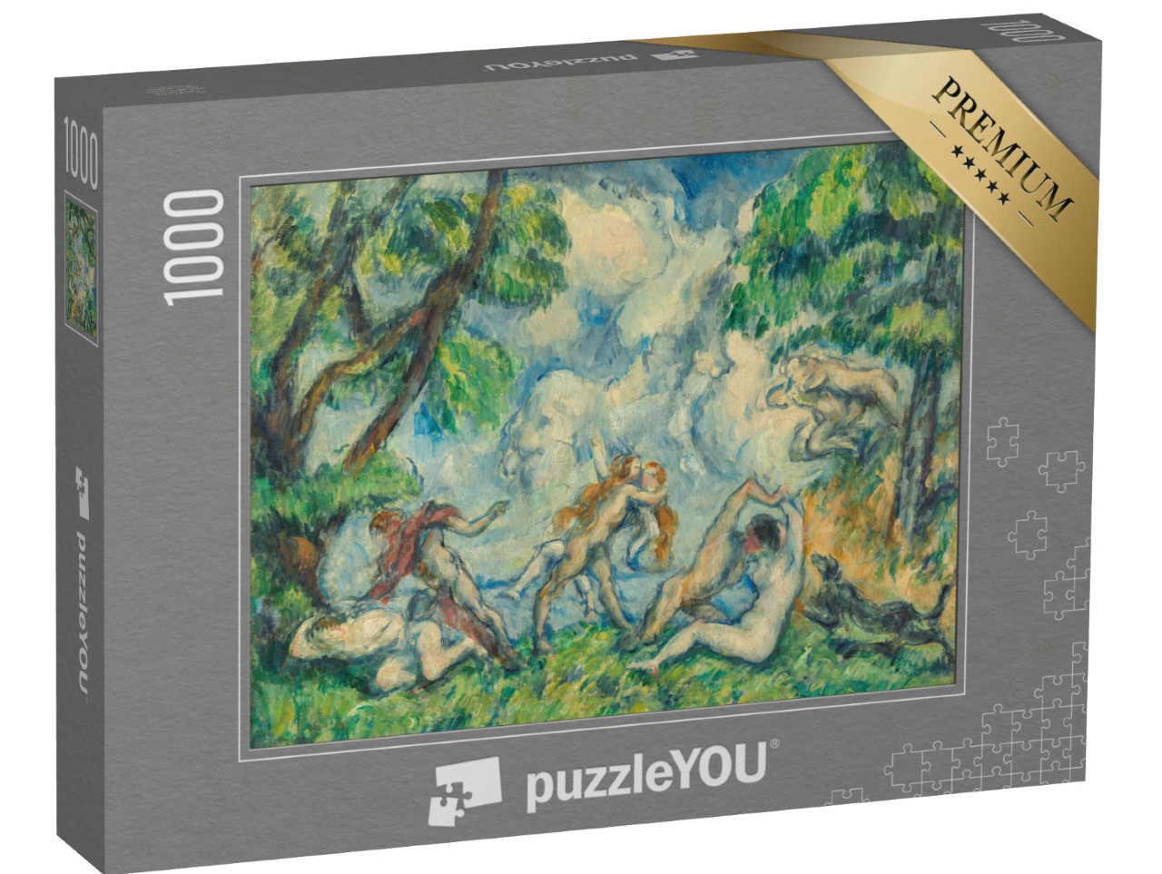Puzzel 1000 stukjes „Paul Cézanne - De strijd van de liefde“