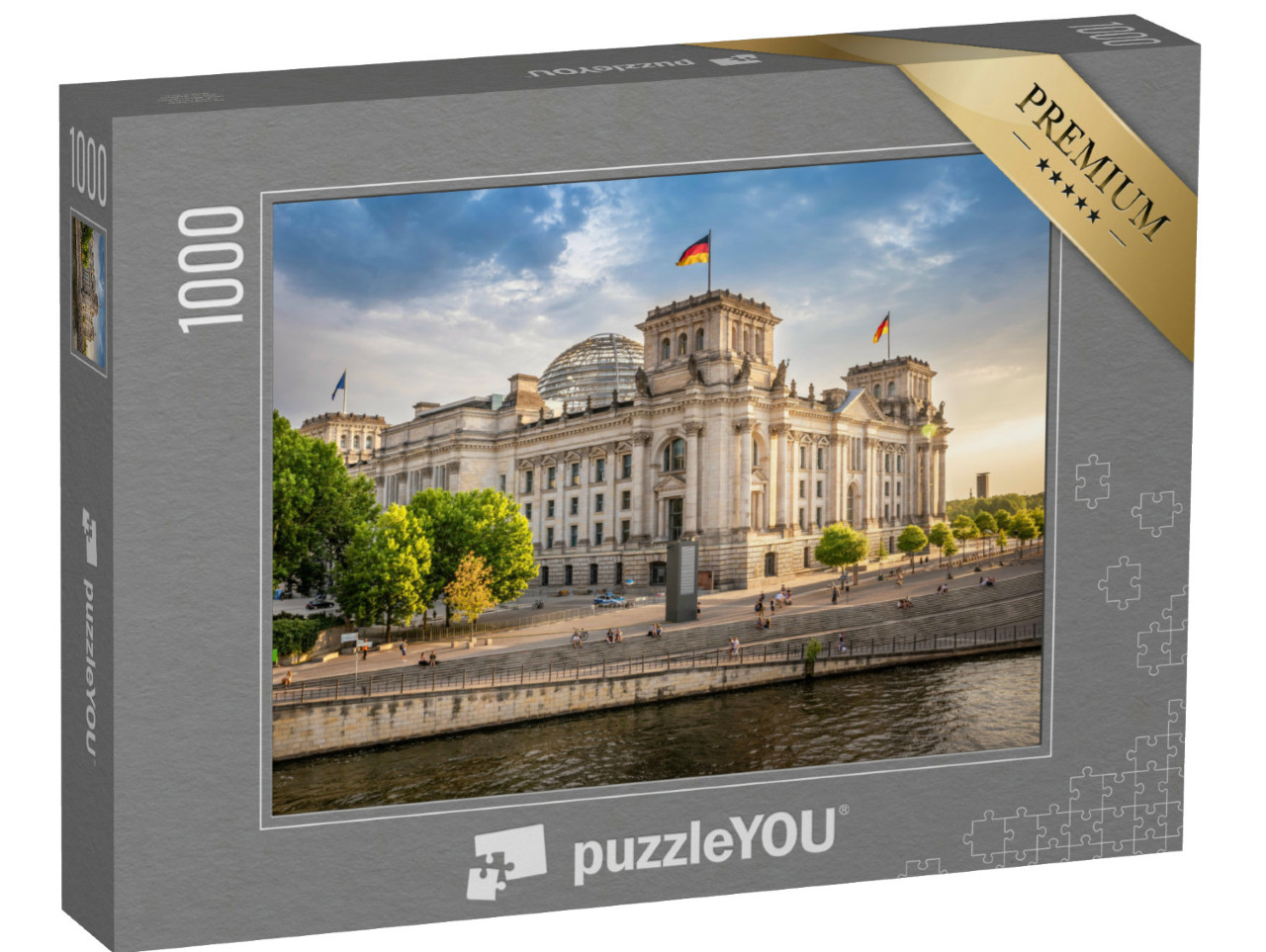 Puzzel 1000 stukjes „Regeringswijk in Berlijn“