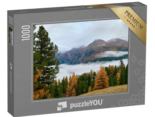 Puzzel 1000 stukjes „Prachtige herfstkleuren in Sölden, Tirol“