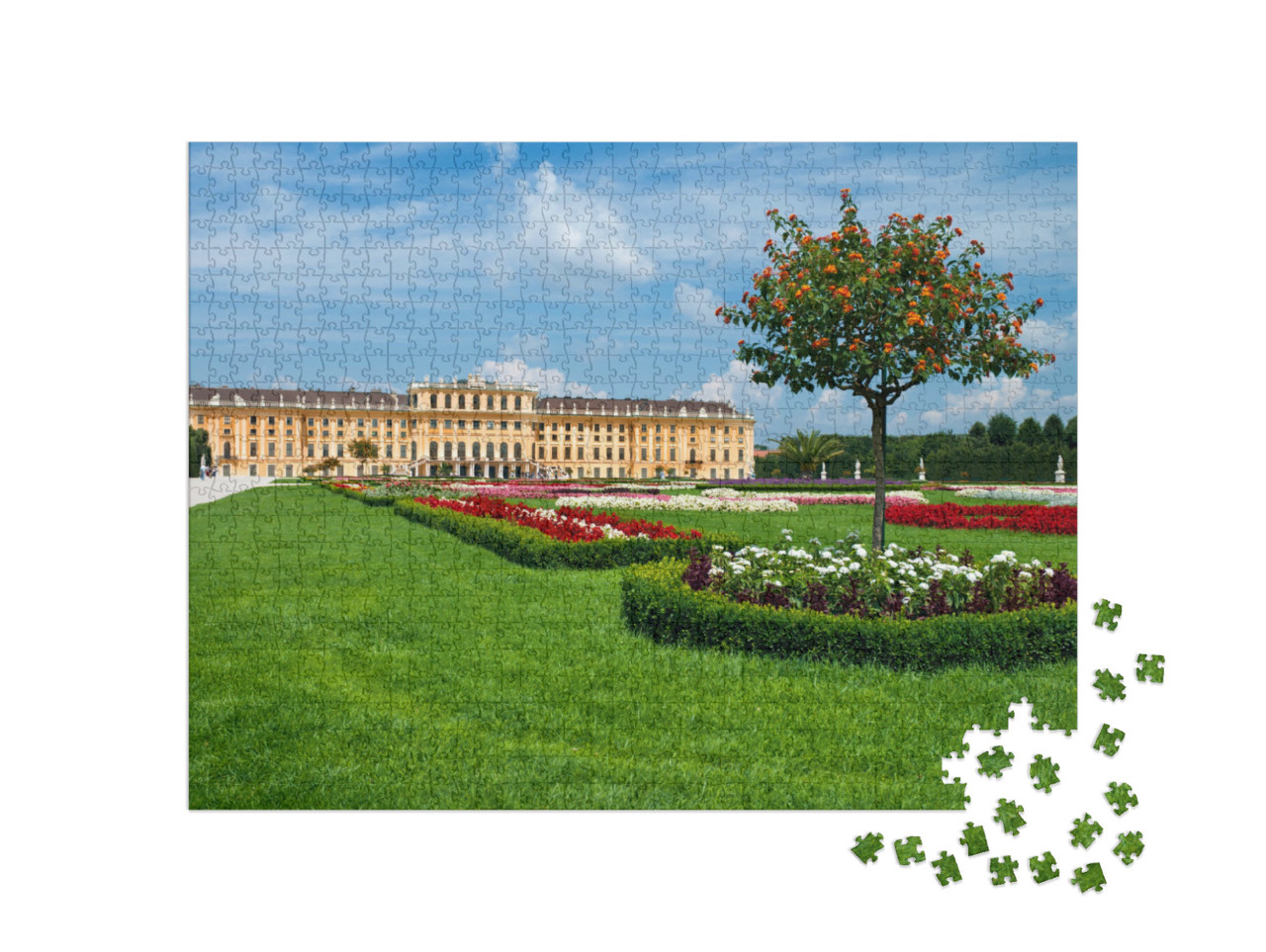 Puzzel 1000 stukjes „Schloss Schönbrunn in Wenen“