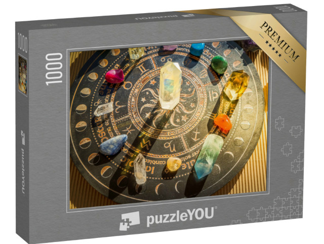 Puzzel 1000 stukjes „Edelstenen Mineralen Obelisken“