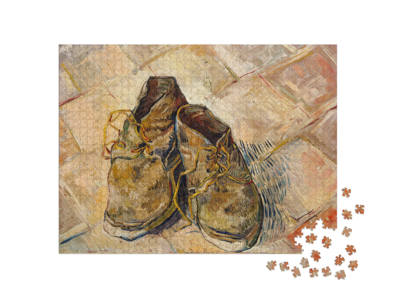 Puzzel 1000 stukjes „Vincent van Gogh - Schoenen“