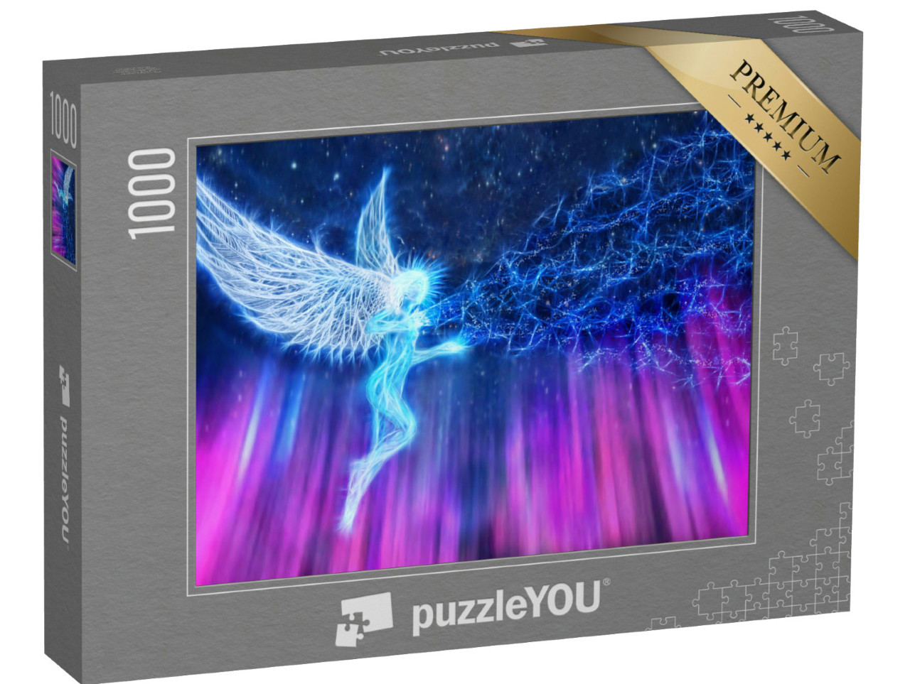 Puzzel 1000 stukjes „De engel stuurt de energie van het goede“