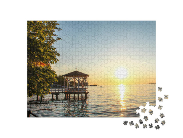Puzzel 1000 stukjes „Uitzicht op het Bodenmeer bij Bregenz“