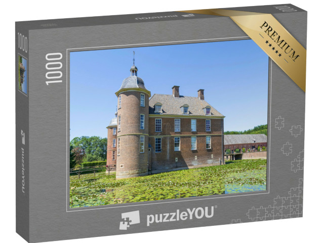 Puzzel 1000 stukjes „Kasteel Slangenburg, omgeven door een slotgracht in de Achterhoek bij Doetinchem“