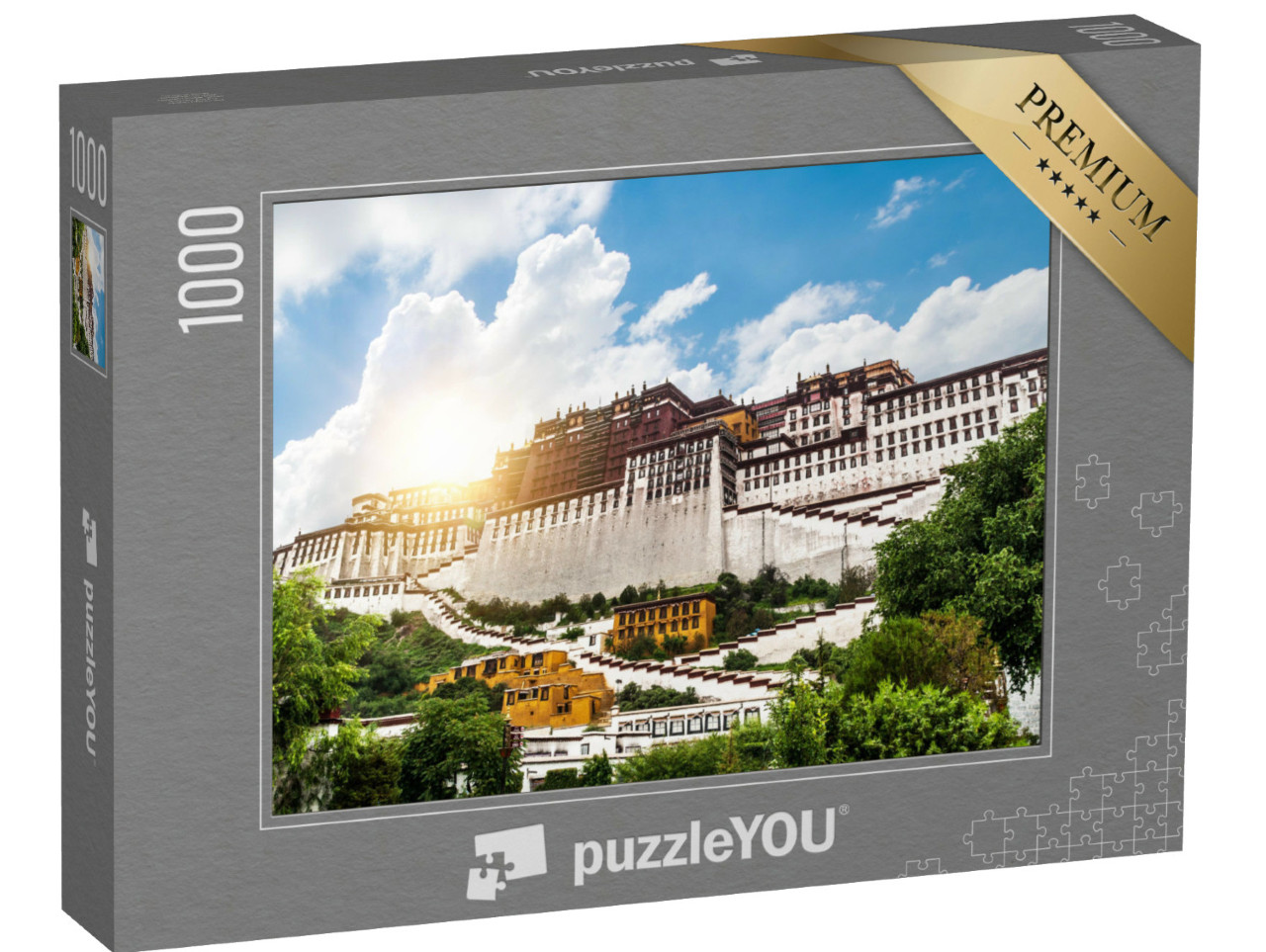 Puzzel 1000 stukjes „China Tibet Lhasa Potala Palace, voormalige residentie van de Dalai Lama“