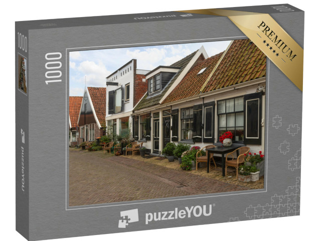 Puzzel 1000 stukjes „Straatje in het centrum van het pittoreske Oosterend op Texel“