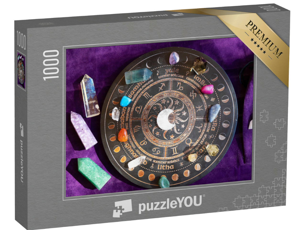 Puzzel 1000 stukjes „Edelstenen voor dierenriemtekens“