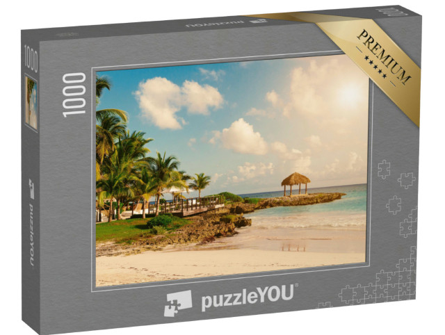 Puzzel 1000 stukjes „Caribisch strandparadijs“