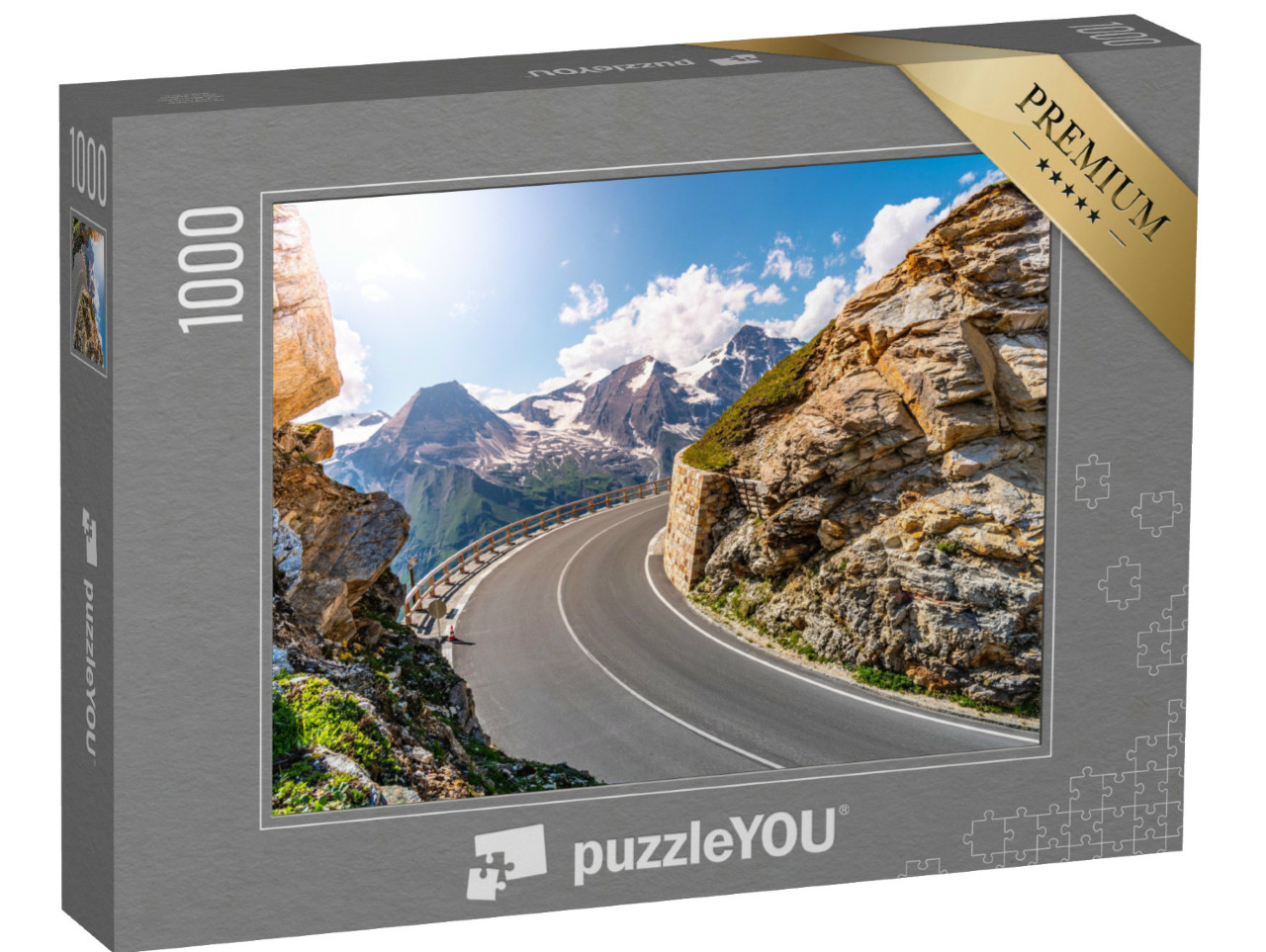 Puzzel 1000 stukjes „Grossglockner Höhenstraße, Oostenrijk“