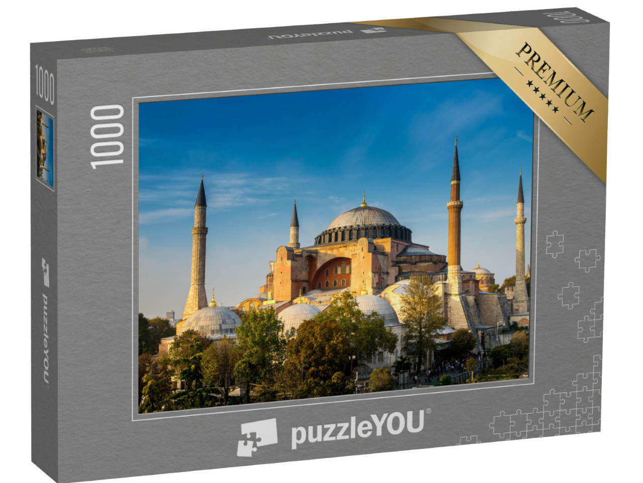 Puzzel 1000 stukjes „Prachtige Hagia Sofia, de beroemde bezienswaardigheid van Istanbul“