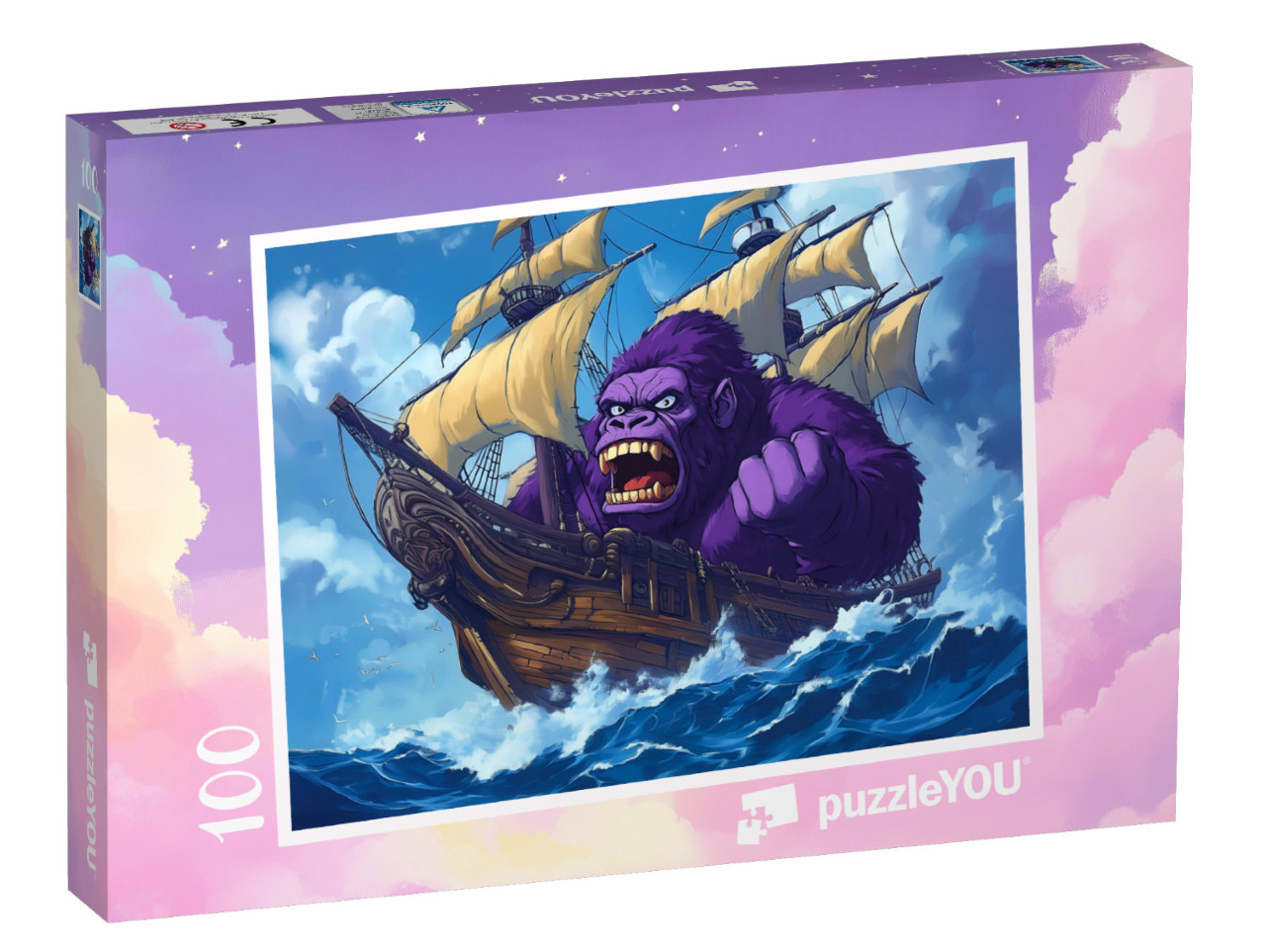Puzzel 100 stukjes „Veroveraar van de golven“