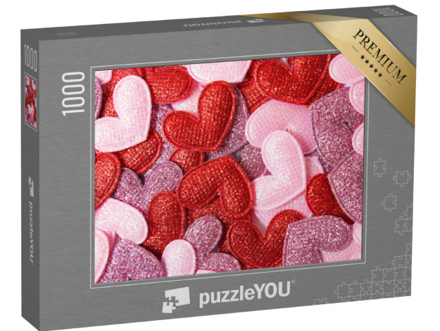 Puzzel 1000 stukjes „Harten voor Valentijnsdag“