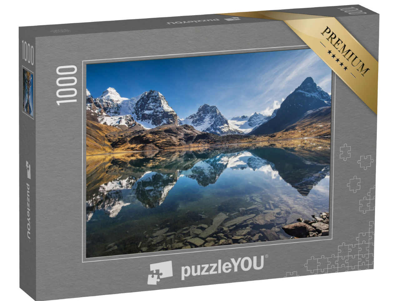 Puzzel 1000 stukjes „Prachtig berglandschap, Andes, Bolivia“