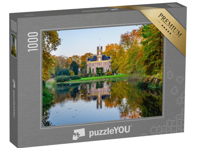 Puzzel 1000 stukjes „Het prachtige historische kasteel 'De oldenaller' aan de oldenallerallee in Putten“