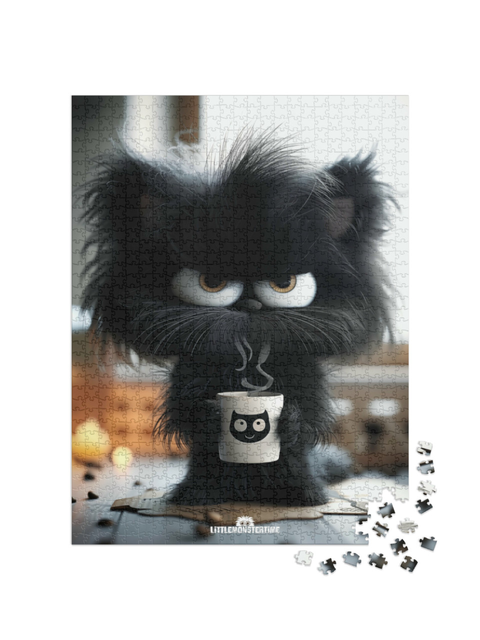 Puzzel 1000 stukjes „LITTLEMONSTERTIME: Joe“