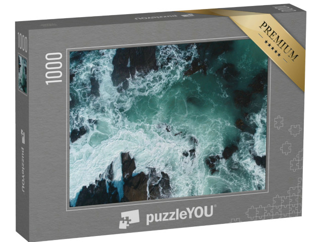 Puzzel 1000 stukjes „Wilde Atlantische Oceaan van Nieuw-Zeeland“