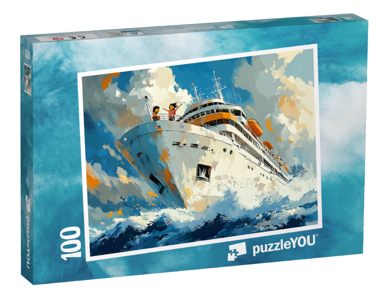 Puzzel 100 stukjes „De wereld rond“