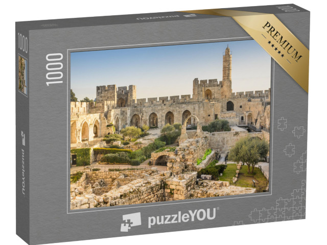 Puzzel 1000 stukjes „De Toren van David boven Jeruzalem“