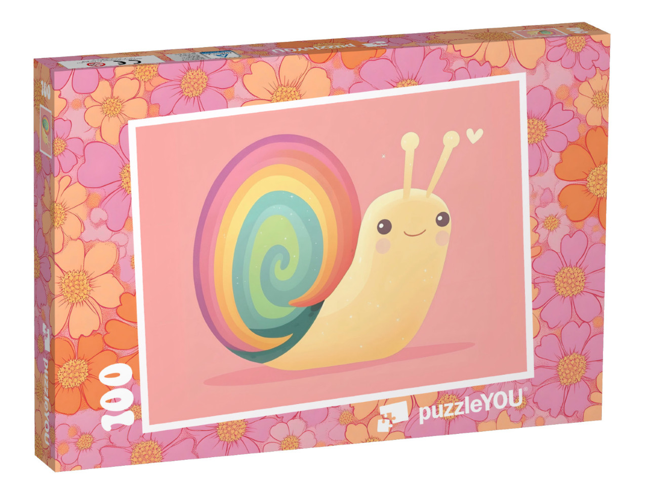 Puzzel 100 stukjes „De slak die de regenboog vond“