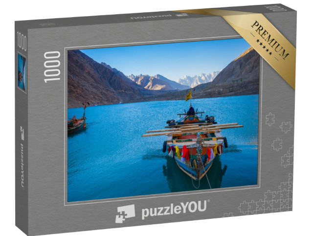 Puzzel 1000 stukjes „Attabad Meer in het noorden van Pakistan“