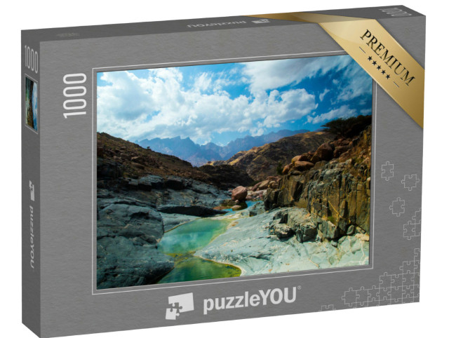 Puzzel 1000 stukjes „Ruige bergen in Saoedi-Arabië“
