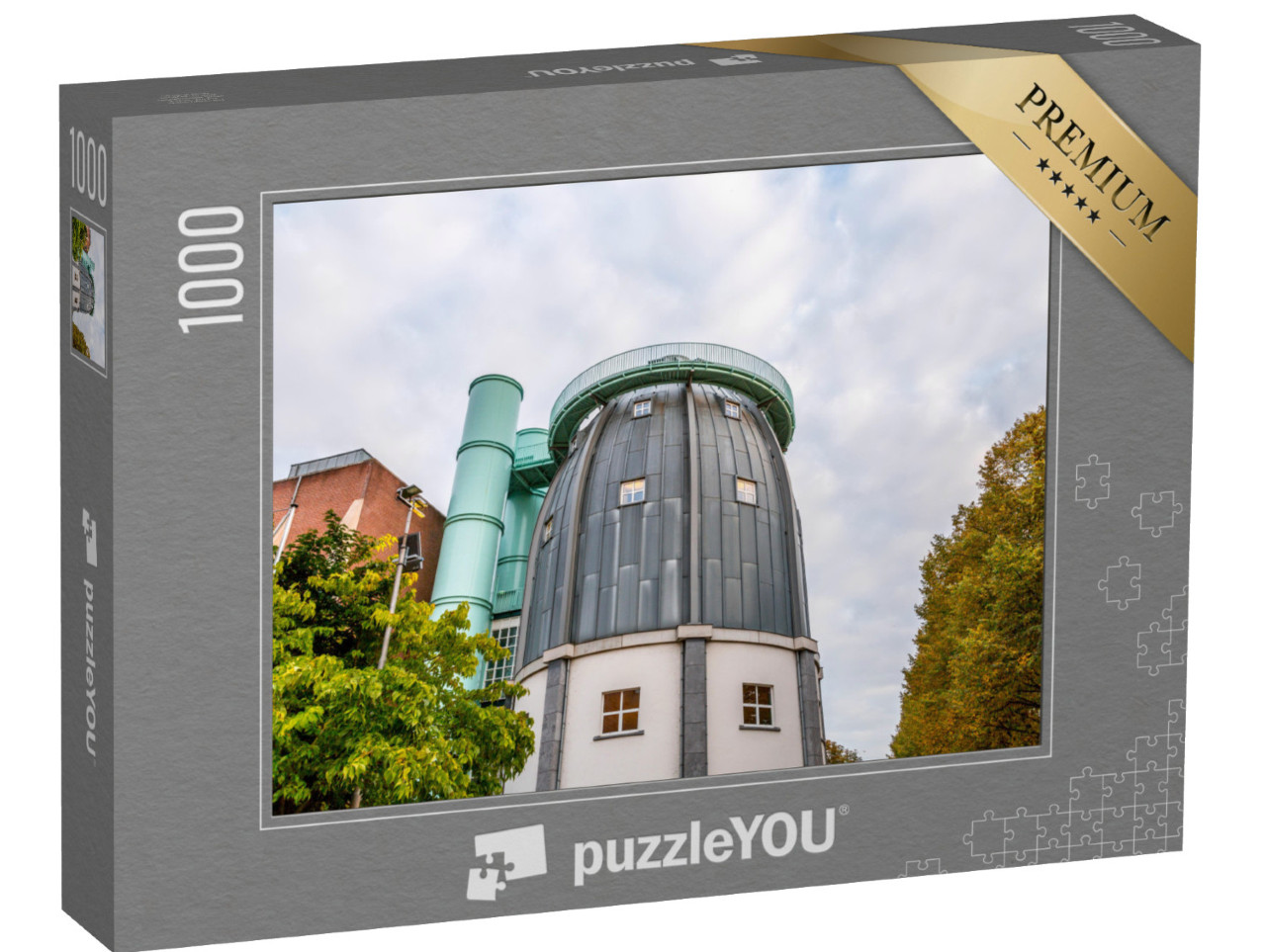 Puzzel 1000 stukjes „Bonnefanten Museum in de Keramieklaan van Maastricht“