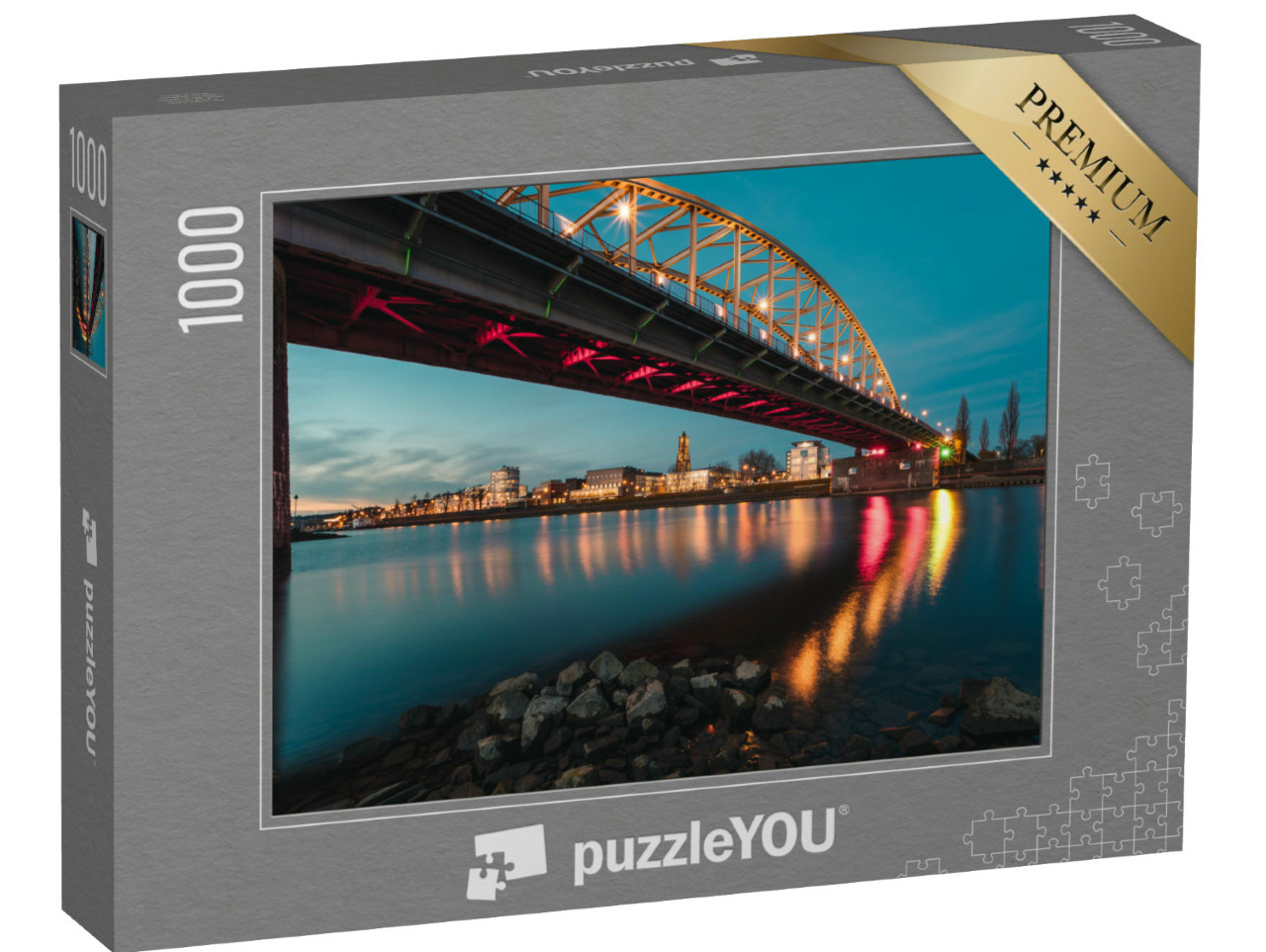 Puzzel 1000 stukjes „John Frostbrug in Arnhem“