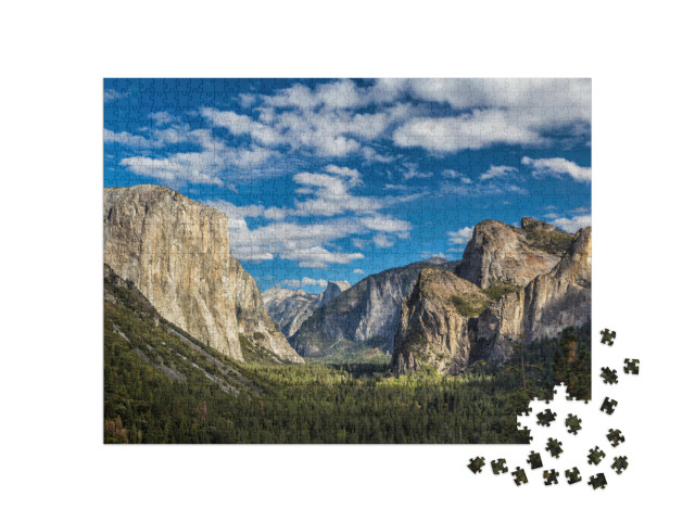 Puzzel 1000 stukjes „Wild Yosemite National Park, VS“