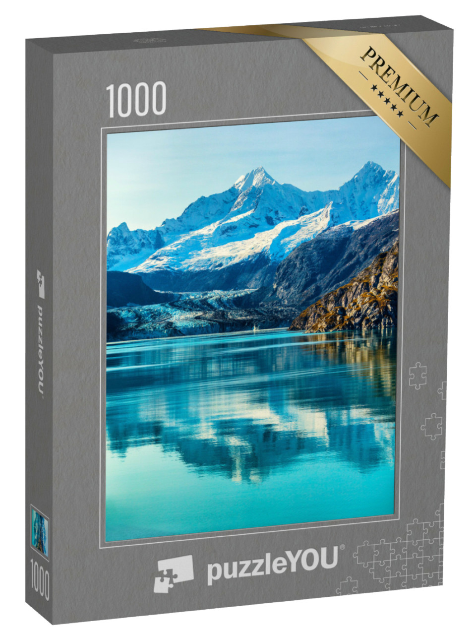 Puzzel 1000 stukjes „Gletsjerbaai in Alaska“