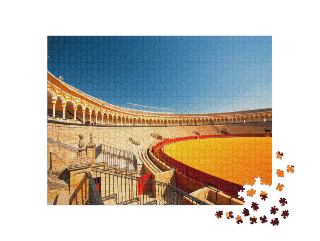 Puzzel 1000 stukjes „De arena in Sevilla, Spanje“