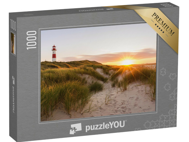 Puzzel 1000 stukjes „Vuurtoren op Sylt, Sleeswijk-Holstein, Duitsland“