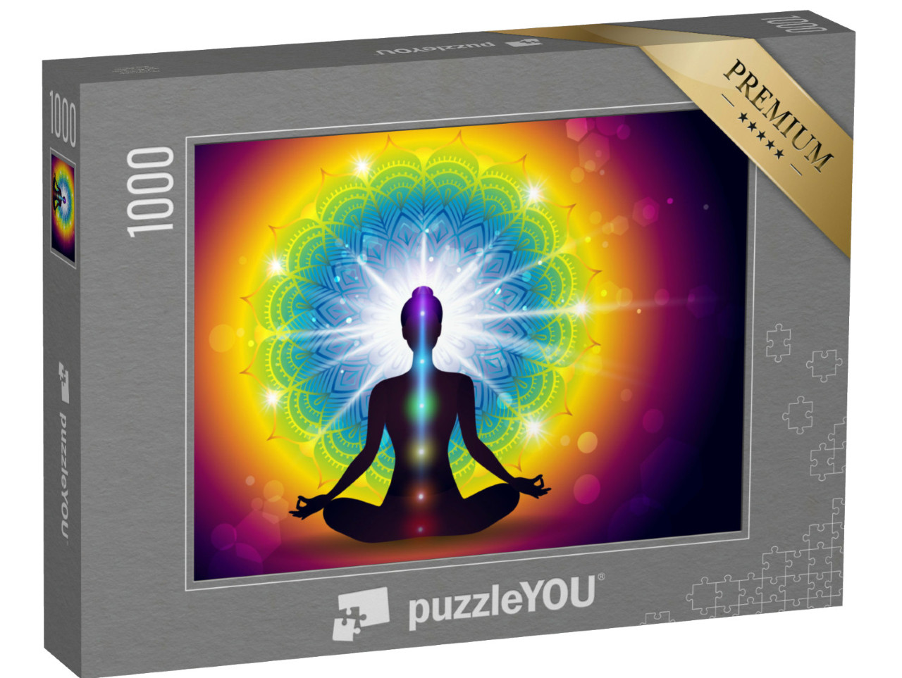 Puzzel 1000 stukjes „Yoga energie effecten“