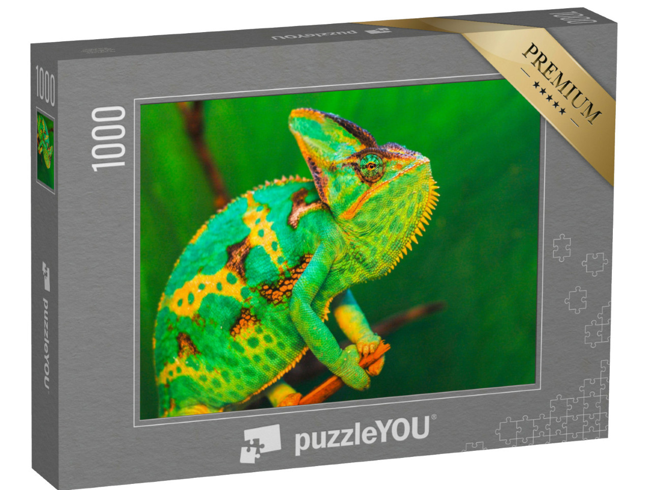 Puzzel 1000 stukjes „Chamaeleo calyptratus in Saoedi-Arabië, Jemen“