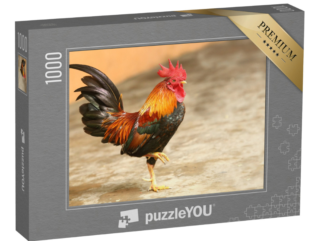 Puzzel 1000 stukjes „Cock“