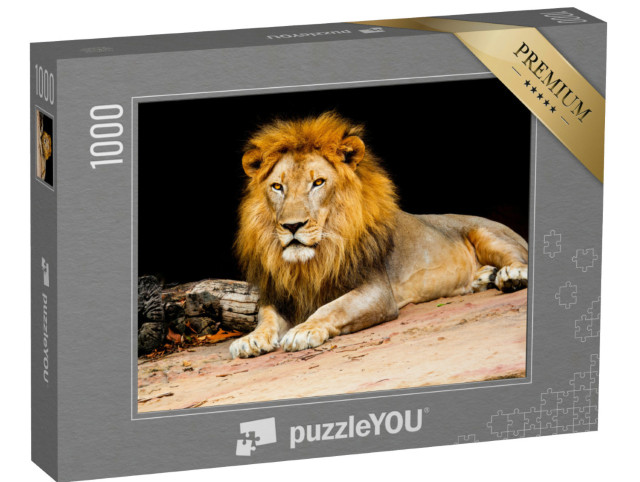 Puzzel 1000 stukjes „Een leeuw“