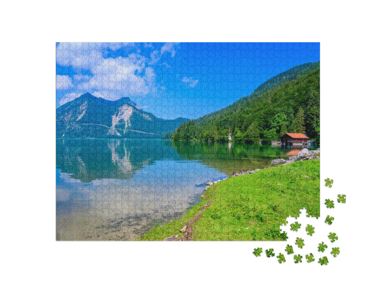 Puzzel 1000 stukjes „Walchensee“