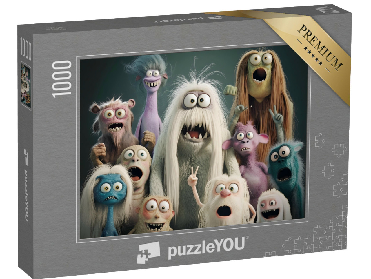 Puzzel 1000 stukjes „Monster Clan“