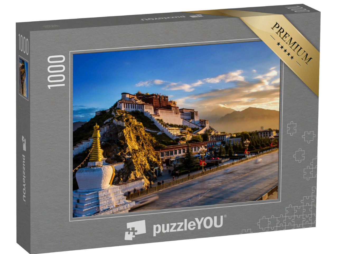 Puzzel 1000 stukjes „Potalapaleis, voormalig paleis van de Dalai Lama“