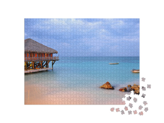 Puzzel 1000 stukjes „Strand in Punta Cana, Dominicaanse Republiek“