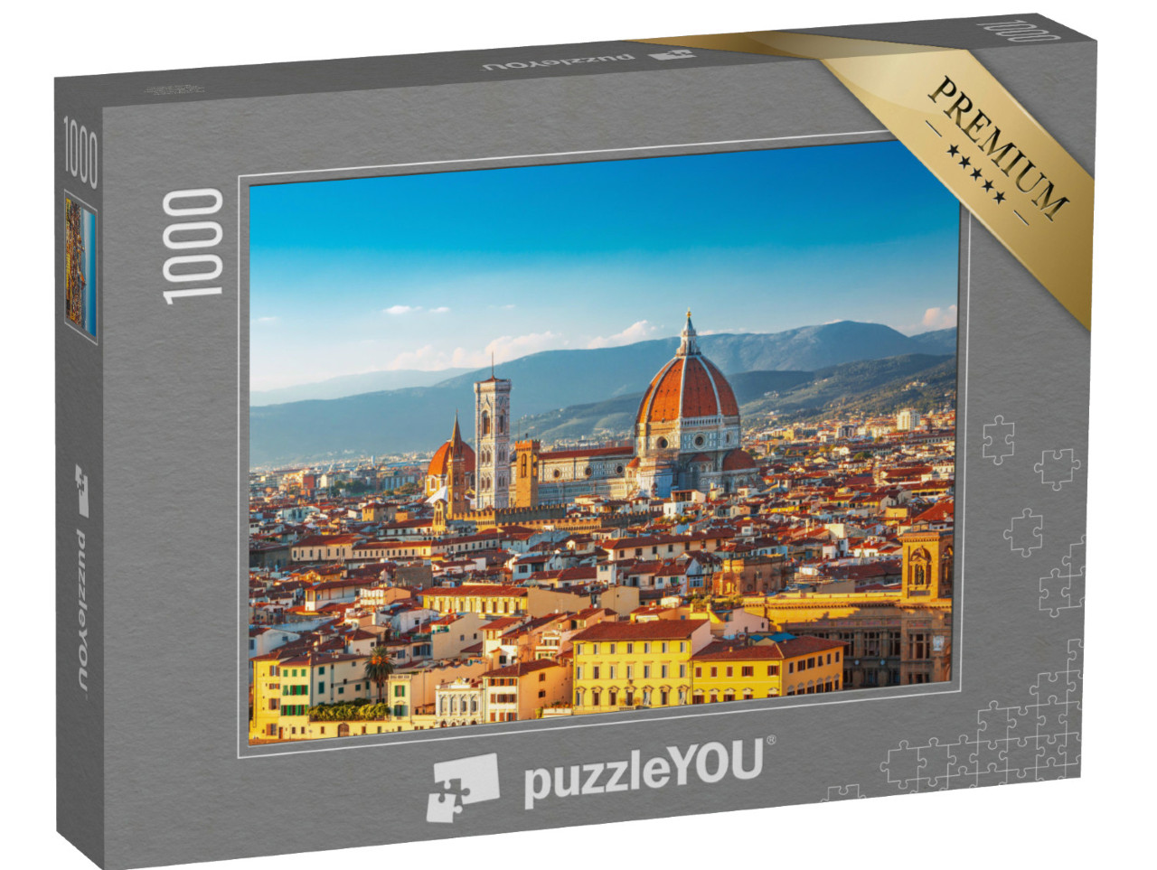 Puzzel 1000 stukjes „Kathedraal van Florence bij zonsopgang“