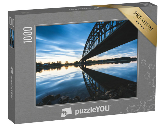 Puzzel 1000 stukjes „Oude IJsselbrug bij Zwolle in Overijssel, Nederland“