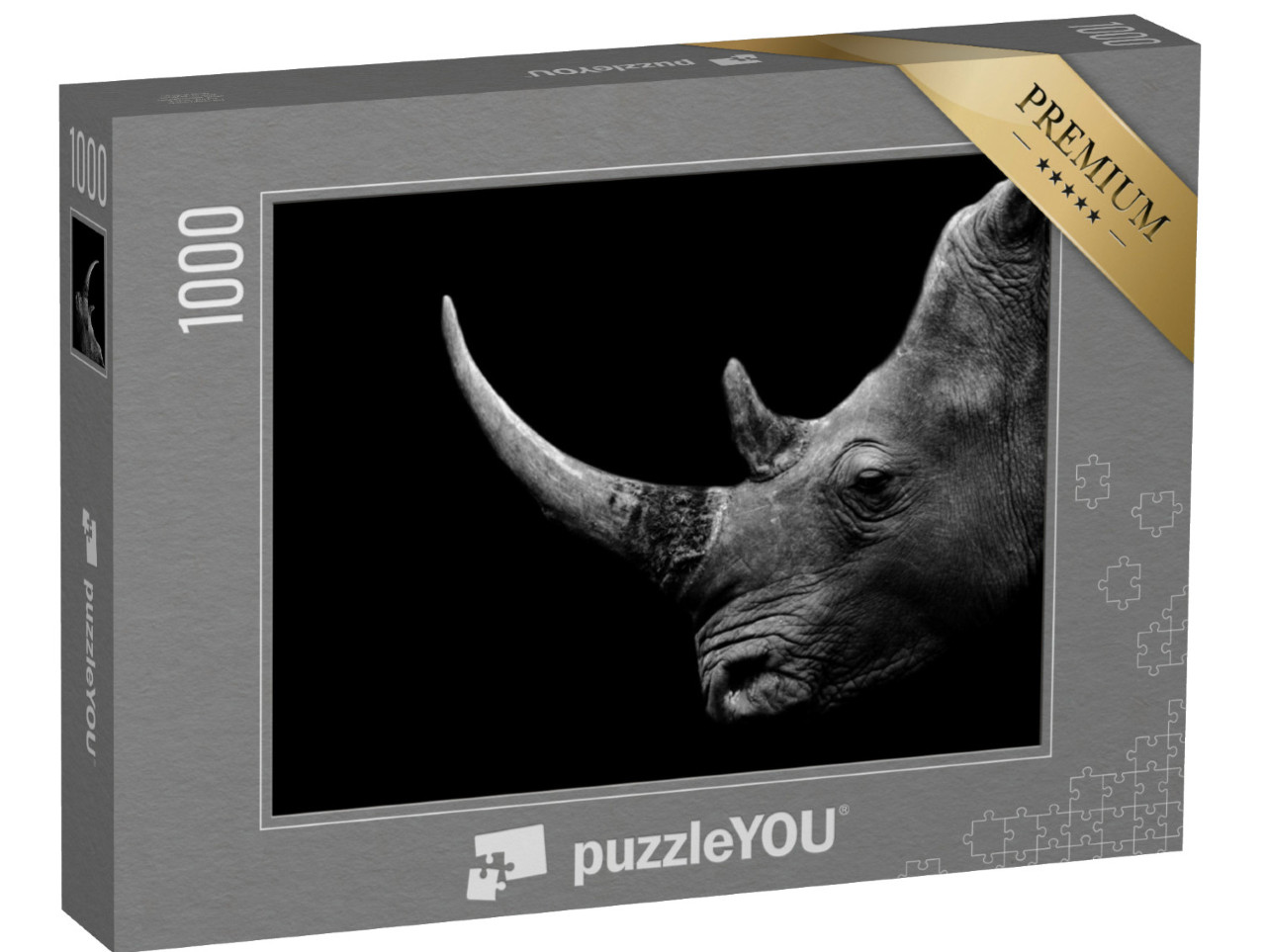 Puzzel 1000 stukjes „Neushoorn“