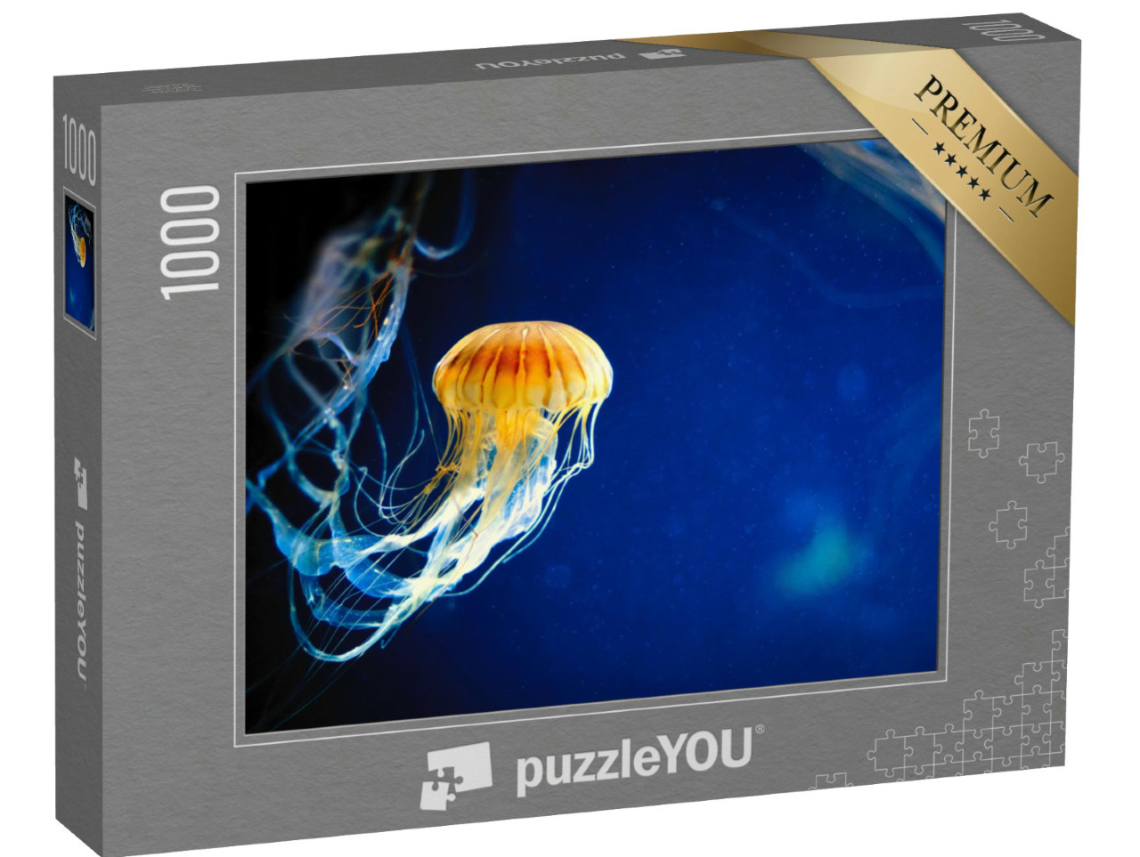 Puzzel 1000 stukjes „Grote brandnetel, helder oranje“