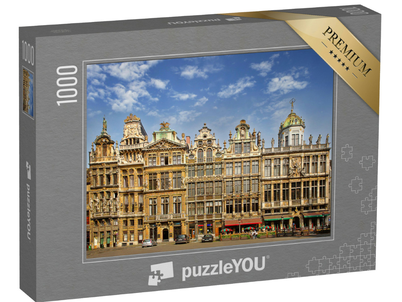 Puzzel 1000 stukjes „Het centrale plein van Brussel, België, UNESCO Werelderfgoedlocatie“