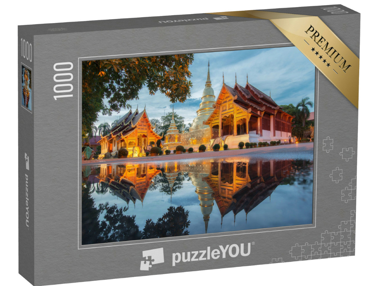 Puzzel 1000 stukjes „Wat Phra Singh in Chiang Mai, Thailand“